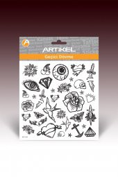 Şekiller Geçici Dövme,Geçici Tattoo ,Vücut Dövme,Kol Bilek Dövme,Boyun Dövme,Sırt Dövme - 2