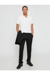 KOTON Basic Tişört Polo Yaka Düğmeli - 2