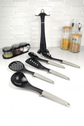 Digithome Parry 6 Parça Standlı Servis Gereçleri Seti Gri - SNP-0011 C320.049 - 4