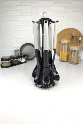 Digithome Parry 6 Parça Standlı Servis Gereçleri Seti Gri - SNP-0011 C320.049 - 1