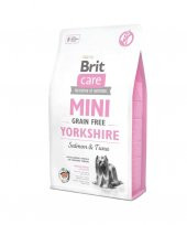 Brit Care Mini Yorkshire Somonlu Tahılsız Köpek Maması 2 kg - 1