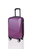 Polo&Sky Elmas Model Mor Renk 2'li Valiz Seti (Küçük+Büyük) - 3