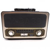 Bluetooth Şarjlı Nostaljik Antika Radyo Müzik Çalar Işıldak Usb Tf Aux 4613 RDL-4613 - 2
