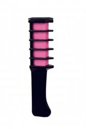 Taraklı Mini Saç Tebeşiri Kolay Kullanım - Pembe Renk Tebeşir-pembe - 1