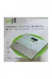 Techfit 1058 Desenli Dijital Cam Baskül Terazi - 3