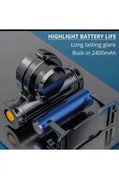 Güçlü Mini Led Şarj Edilebilir P50 Cob Başkanı El Feneri Dahili Pil Balıkçılık Avcılık Kafa Lambası - 4