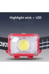 Kafa Lambası Kafa Feneri Çalışma Lambası 3 Mod Cob Led Ş89 - 3