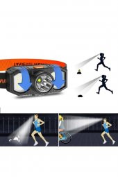 Mini Xpe Şarj Edilebilir Led Kafa Feneri Usb Şarj Edilebilir Süper Parlak Kafa Feneri Su Geçirmez - 3
