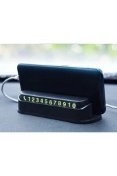 Aç Kapa Sistem Araç Park Telefon Numaratörü Fosforlu Telefon Tutuculu 229 - 1