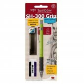 Tombow SH-300 Grip Mekanik Kurşun Kalem Okul Seti 0.5 Limon Yeşili - 1