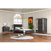 Tocco-Platin Tek Çekmeceli Komodin - 3
