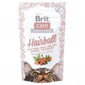 Brit Care Hairball Tüy Yumağı Önleyici Tahılsız Kedi Ödül Maması 50gr - 1