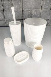 Digithome 5 Parça Banyo Seti Beyaz 486 - OKY-1070 - 5
