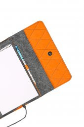 Yaratıcı Tasarım Keçe Tablet Kılıfı Organizer Apple Samsung Asus Lenovo Tüm Markalara uyumlu - 2