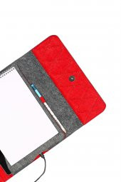 Yaratıcı Tasarım Keçe Tablet Kılıfı Organizer Apple  Samsung Asus Lenovo Tüm Markalara uyumlu - 3
