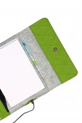 Yaratıcı Tasarım Keçe Tablet Kılıfı Organizer Apple Samsung Asus Lenovo Tüm Markalara uyumlu - 3