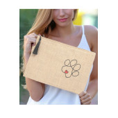 Ju Yaratıcı Tasarım Hasır Kadın Portföy & Clutch Çanta Pati - 1
