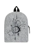 Keçeli Sırt Çantası Baskılı Geometri thumbnail 2