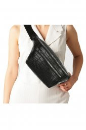 YARATICI TASARIM Çapraz Omuz Askılı ve Bel Çantası Siyah - 1