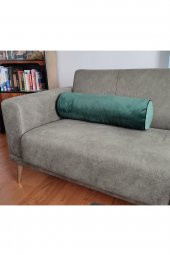 ilindir Dekoratif Kırlent Biyeli Zübrüt Yeşili - 4