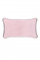 Yaratıcı Tasarım Biyeli Kırlent Yastık Kılıfı Açık Pembe Rengi 50X30 - 1