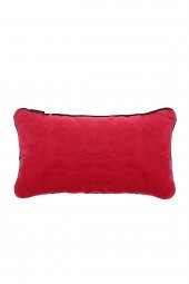 Yaratıcı Tasarım Biyeli Kırlent Yastık Kılıfı Pembe Rengi 50X30 thumbnail 1