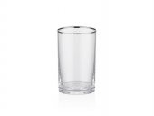 Gordion M06438 6 lı Kahve Yanı Su Bardağı Linea Platin - 1
