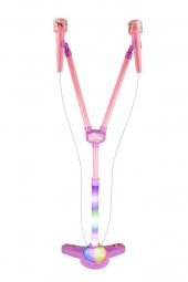 Disney Prensesler Ayaklı Çift Mikrofon Seti Karaokeli Işıklı Lisanslı 2 mikrofonlu DY-7541-PR - 2