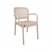 Mandella Ares Rattan Koltuk (2 Adet) Çölbeji - 1