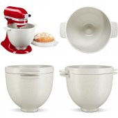 KitchenAid 5KSM2CB5BGS Pişirici Kapaklı Evde Ekmek Yapma Kasesi - 3