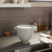 KitchenAid 5KSM2CB5BGS Pişirici Kapaklı Evde Ekmek Yapma Kasesi - 5