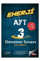 Palme Yks Ayt Enerji 3 Eşit Ağırlık Deneme Sınavı 1.dönem - 1