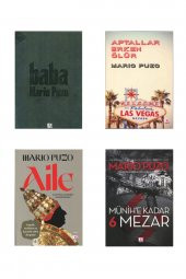 Mario Puzo Kitapları 4 Kitap Set Baba, Aile, Aptallar Erken Ölür, Münihe Kadar 6 Mezar - 1