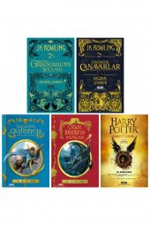 Harry Potter Evreni 5 Kitap Set/fantastik Canavarlar-çağlar Boyu Quidditch-ozan Beedle-lanetli Çocuk - 1