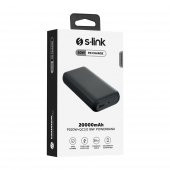 S-LINK P201 20000 MAH PRM MICRO+TYPE-C+USB SİYAH TAŞINABİLİR PİL ŞARJ CİHAZI POWERBANK - 6