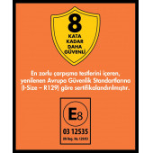 Casual Goldfix Plus Müzikli i-Size 76-150 cm / 9 kg - 36 kg İsofixli Oto Koltuğu Gri - 6