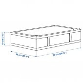 IKEA SKUBB Saklama Kutusu - Koyu Gri - 93x55x19 cm - 3