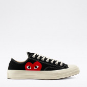 Converse x Comme des Garçons PLAY Chuck 70 Sneaker Unisex Kısa Günlük Spor Ayakkabı 150206C.008 - 1