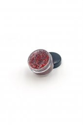 Kırmızı Göz Simi, Yüz ve Vücut Parıltısı, Party Glitter Makyaj Simi 5 ML - 2