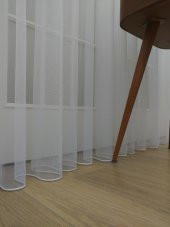 Grek Tül Perde - Petek Zemin,  100x250, Normal Pile, 1/2.5 - 3