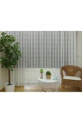 Spor Desen Fransız Dantel Tül Perde,  100x250, Seyrek Pile, 1/2 - 2