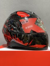 AXOR APEX HUNTER KIRMIZI FULL FACE KASK - 1