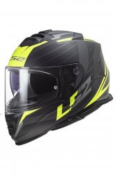 Ls2 Storm Nerve Mat Siyah-neon Sarı Kask - 1