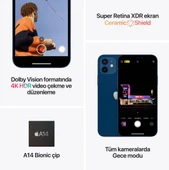 Apple iPhone 12 128 GB 4 GB RAM (Apple Türkiye Garantili) Siyah - 7