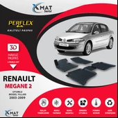 Perflex Paspas 3D Havuzlu X-Mat Megane 2 2003-2009 thumbnail 1
