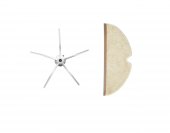 Roborock S5 Max/S5/S4 Max/S6 Maxv/S6/S6 Pure Modelleri Uyumlu Mop Paspas Yan Fırça Seti-PRFS51M1YB - 1
