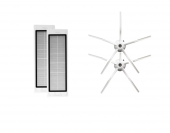 Roborock S5 Max/S5/S4 Max/S6 MaxV/S6/S6 Pure Modelleri Uyumlu Filtre-Yan Fırça Seti-PRFS52F2YB - 1