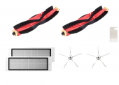 Roborock S5 Max S5 S4 Max S6 MaxV S6 S6 Pure Modelleri Uyumlu Ana Fırça-Filtre-Yan Fırça Seti-PRFS52A2F2YB1T - 1