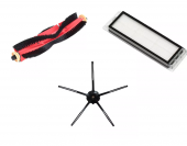 Roborock S5 Max/S5/S4 Max/S6 MaxV/S6/S6 Pure Modelleri Uyumlu Ana Fırça-Filtre-Yan Fırça Seti-PRFS51A1F1YS - 1
