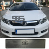 Honda Civic  Fb7 Vtec 2 Özel Plaka Altlığı Plastik - 1